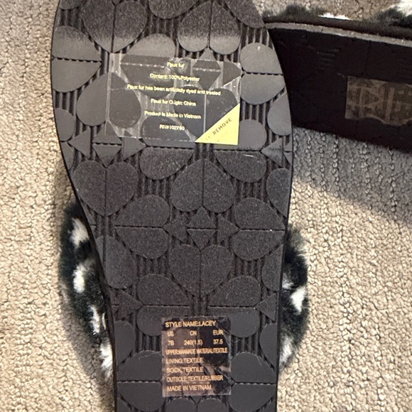 Kate Spade Black and White Polka Dot Slippers NWT - Picture 4 of 4